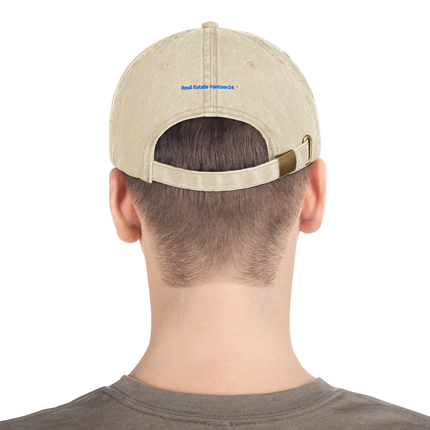 Switzerland Vintage Dad Hat Groundfloor24 with 3 Logos.