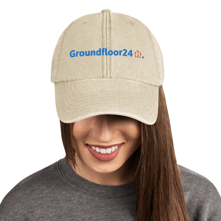 Finland Vintage Hat Groundfloor24 with 3 Logos.