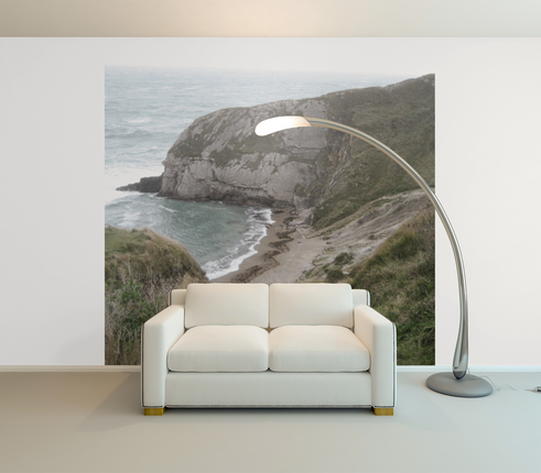 Sea & Hills Canvas with Groundfloor with House Logo
