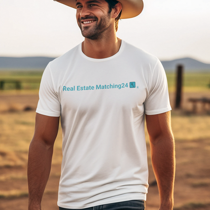 Youth Short Sleeve T-Shirt with Real Estate Matching24 Logo