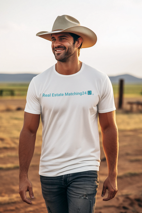Youth Short Sleeve T-Shirt with Real Estate Matching24 Logo