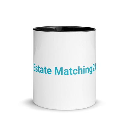 Mug with Color Inside with Real Estate Matching24 Logo