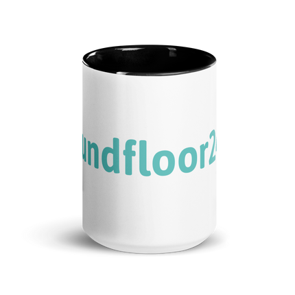 Mug with Color Inside with Groundfloor24 Logo