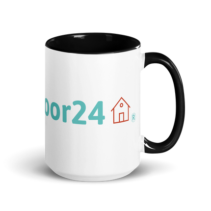 Mug with Color Inside with Groundfloor24 Logo