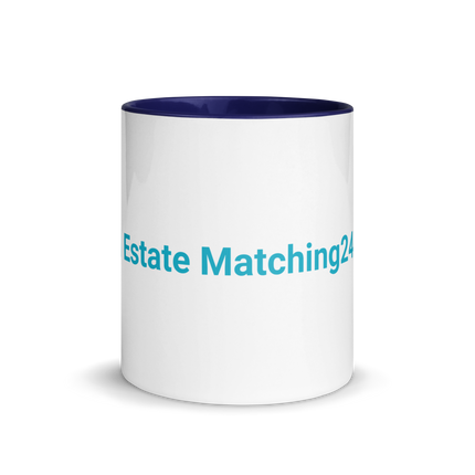 Mug with Color Inside with Real Estate Matching24 Logo