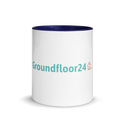 Mug with Color Inside with Groundfloor24 Logo