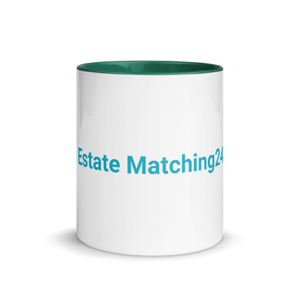 Mug with Color Inside with Real Estate Matching24 Logo