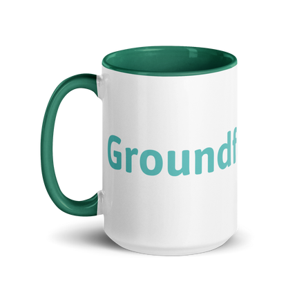 Mug with Color Inside with Groundfloor24 Logo