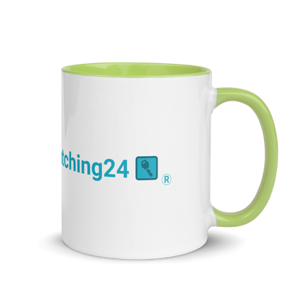 Mug with Color Inside with Real Estate Matching24 Logo