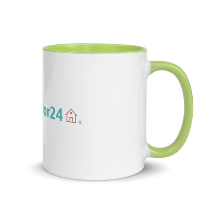 Mug with Color Inside with Groundfloor24 Logo