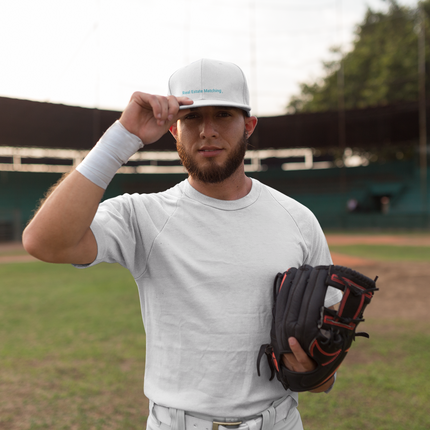 Albania Pastel baseball hat Real Estate Matching with 3 Logos