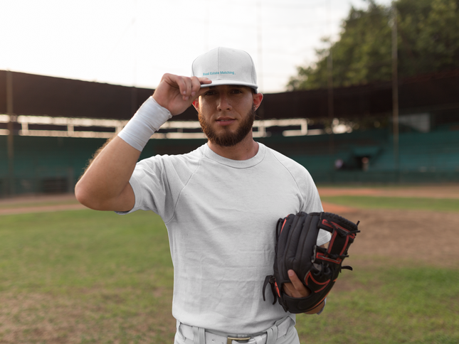 Albania Pastel baseball hat Real Estate Matching with 3 Logos
