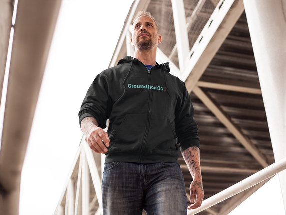 Unisex Hoodie with Groundfloor24 Logo