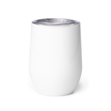 Wine tumbler with Groundfloor24 Logo