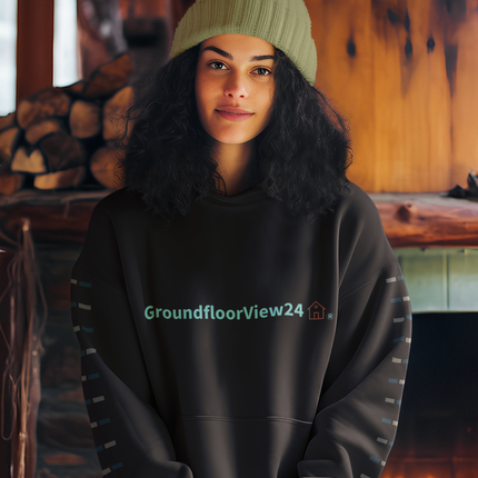 Unisex hoodie Groundfloorview24 with House