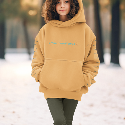 Kids eco hoodie Groundfloorview24 with House