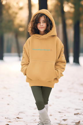 Kids eco hoodie Groundfloorview24 with House