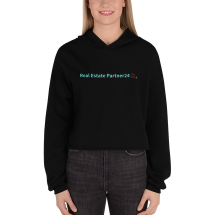 Crop Hoodie with Real Estate Partner24 Logo