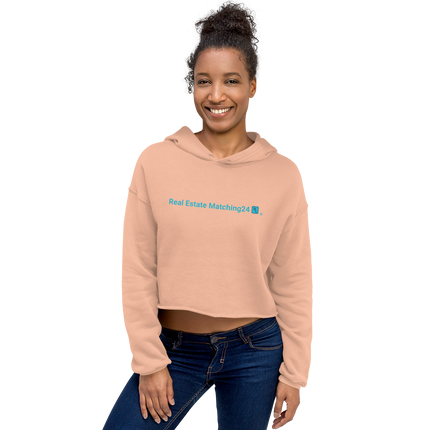 Crop Hoodie with Real Estate Matching24 Logo