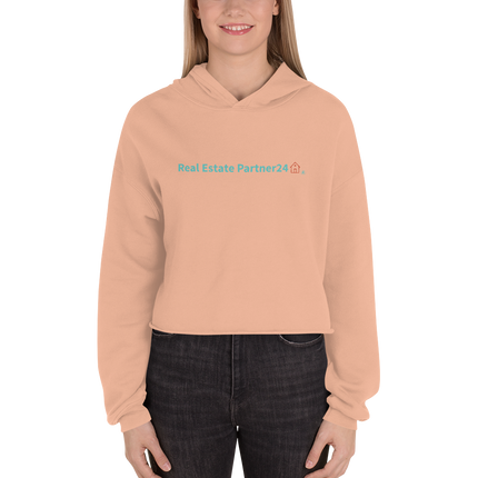 Crop Hoodie with Real Estate Partner24 Logo