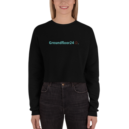 Crop Sweatshirt with Groundfloor24 Logo
