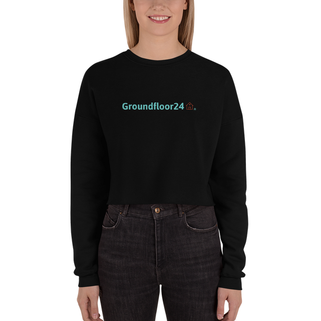 Crop Sweatshirt with Groundfloor24 Logo
