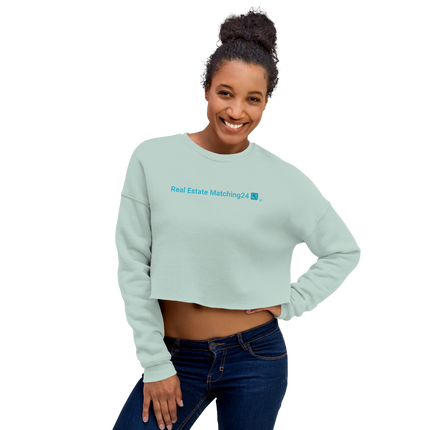 Crop Sweatshirt with Real Estate Matching24 Logo