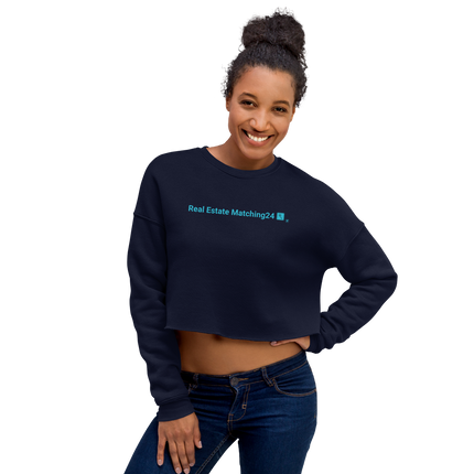 Crop Sweatshirt with Real Estate Matching24 Logo