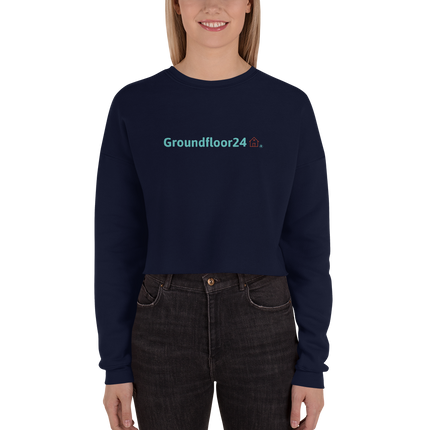 Crop Sweatshirt with Groundfloor24 Logo