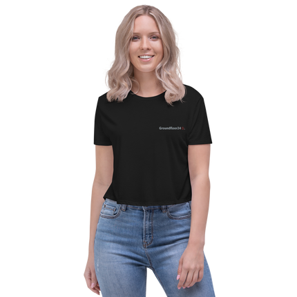 Crop Tee with Groundfloor24 Logo