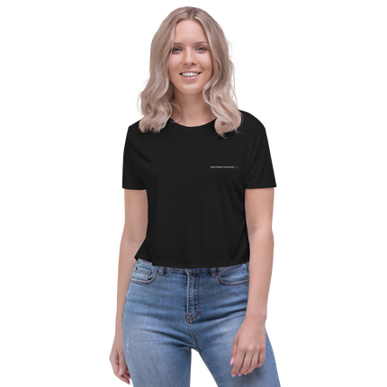 Crop Tee with Real Estate Partner24 Logo