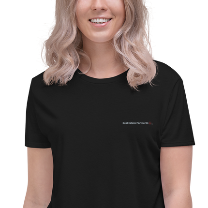 Crop Tee with Real Estate Partner24 Logo