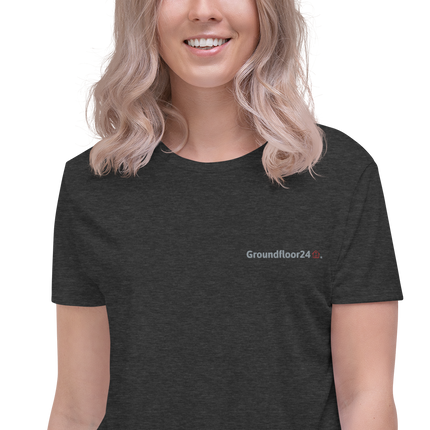 Crop Tee with Groundfloor24 Logo