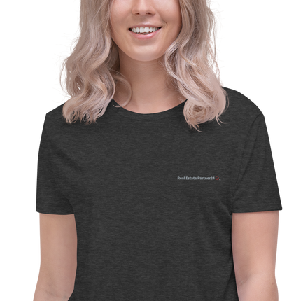 Crop Tee with Real Estate Partner24 Logo