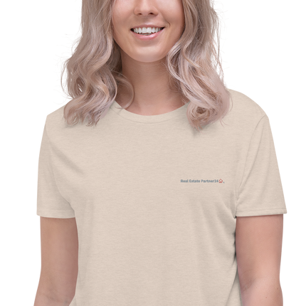 Crop Tee with Real Estate Partner24 Logo