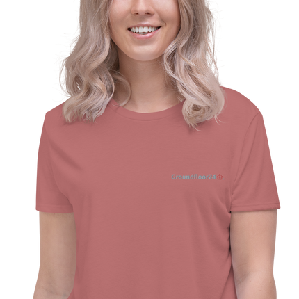 Crop Tee with Groundfloor24 Logo