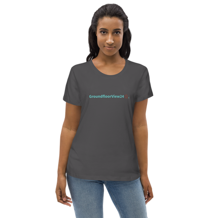 Women's fitted eco tee Groundfloorview24 with House