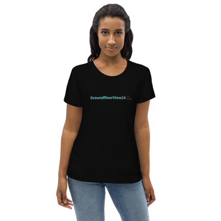 Women's fitted eco tee Groundfloorview24 with House