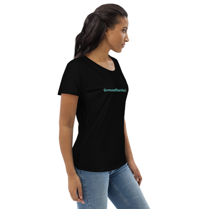 Women's fitted eco tee Groundfloorview24 with House