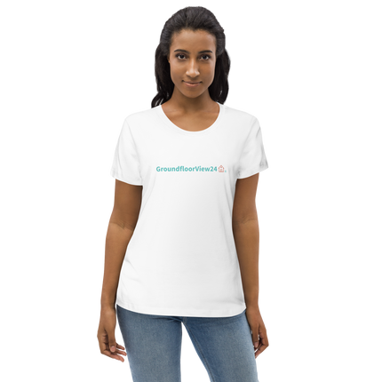 Women's fitted eco tee Groundfloorview24 with House