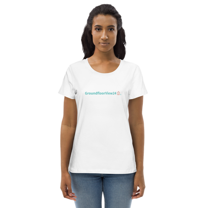 Women's fitted eco tee Groundfloorview24 with House