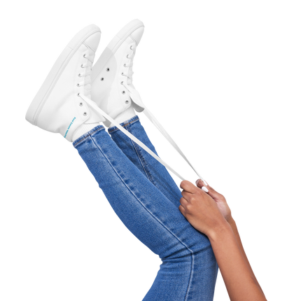 Women’s high top canvas shoes