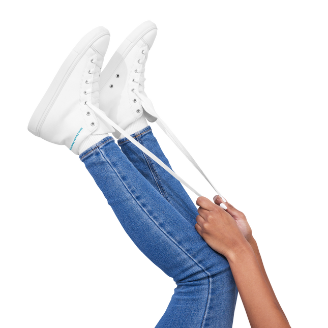 Women’s high top canvas shoes