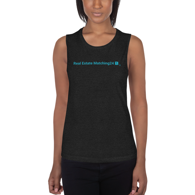 Ladies’ Muscle Tank with Real Estate Matching24 Logo