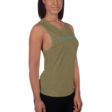 Ladies’ Muscle Tank with Real Estate Matching24 Logo