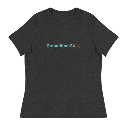 Women's Relaxed T-Shirt with Groundfloor24 Logo