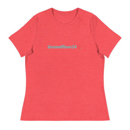 Women's Relaxed T-Shirt with Groundfloor24 Logo