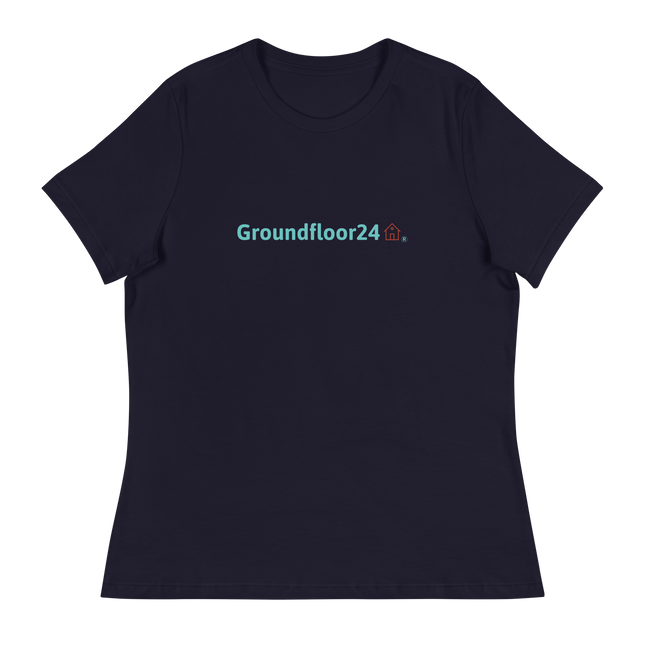 Women's Relaxed T-Shirt with Groundfloor24 Logo