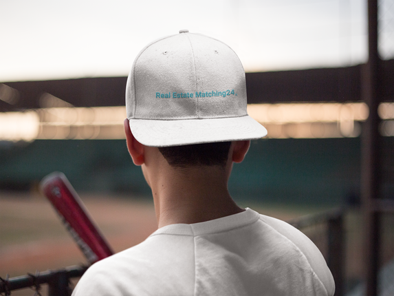 Albania Pastel baseball hat Real Estate Matching24 with 3 Logos