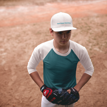 Albania Pastel baseball hat Real Estate Matching with 3 Logos.